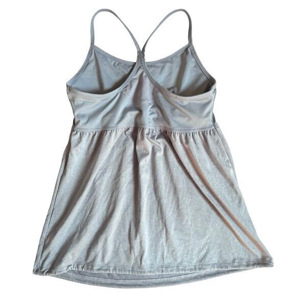 Champion Girls Large Gray Active Tank Racerback Adjustable Hem - Picture 7 of 11